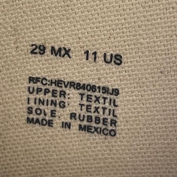 Eclectic Array NWOT Blue Chevron Print Tennis Shoes Sz 11 - Picture 6 of 6